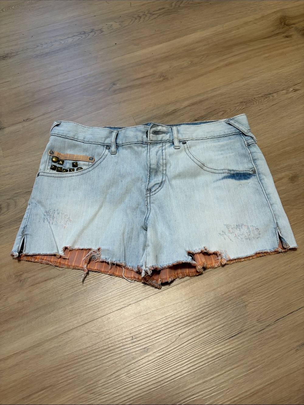 Free People Distressed Denim Shorts size 27
